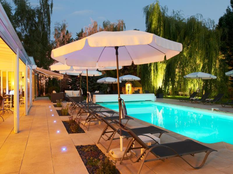 Les Jardins D'Adalric Hotel Obernai Luaran gambar